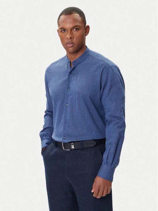 Foto del prodotto KARL LAGERFELD Camicia 605035 552627 Blu scuro Regular Fit
