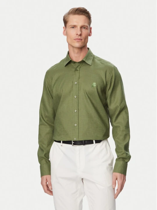 Foto del prodotto KARL LAGERFELD Camicia 605084 562791 Verde Regular Fit