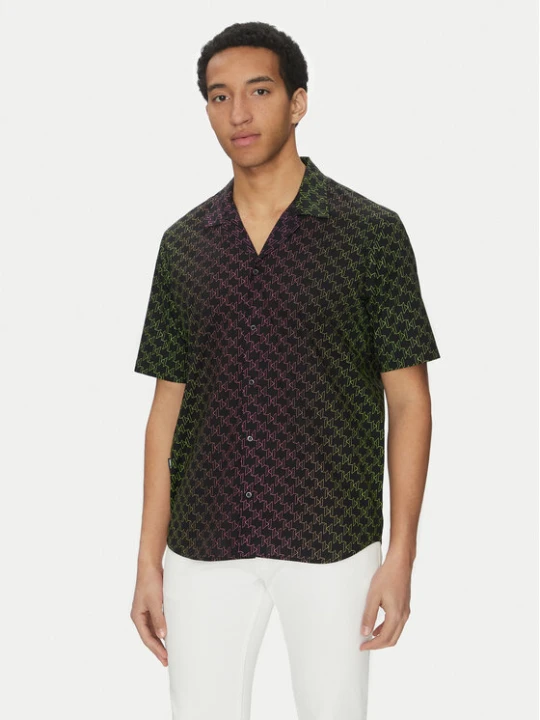 Foto del prodotto KARL LAGERFELD Camicia 605445 552689 Nero Regular Fit
