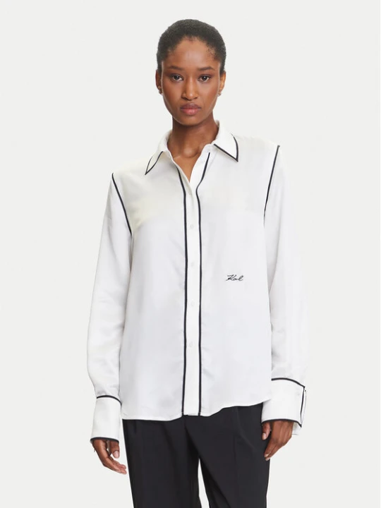Foto del prodotto KARL LAGERFELD Camicia A3W11012 Bianco Regular Fit