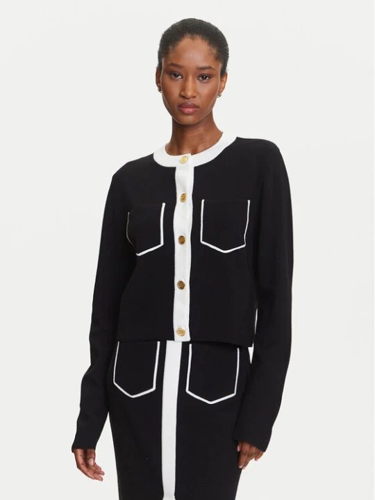 Foto del prodotto KARL LAGERFELD Cardigan A3W18029 Nero Regular Fit