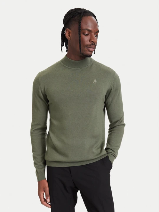 Foto del prodotto KARL LAGERFELD Dolcevita 655002 564399 Verde scuro Regular Fit