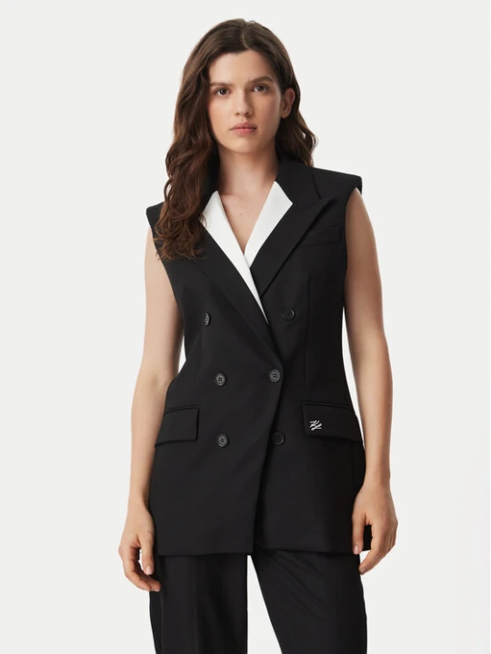 Foto del prodotto KARL LAGERFELD Gilet B3W14028 Nero Relaxed Fit