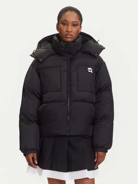 Foto del prodotto KARL LAGERFELD Giubbotto invernale A3W15020 Nero Regular Fit