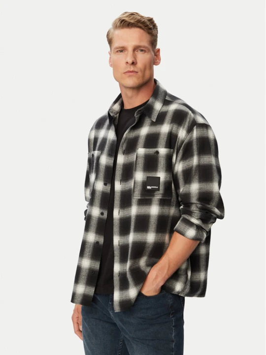 Foto del prodotto Karl Lagerfeld Jeans Camicia B3M16025 Nero Relaxed Fit