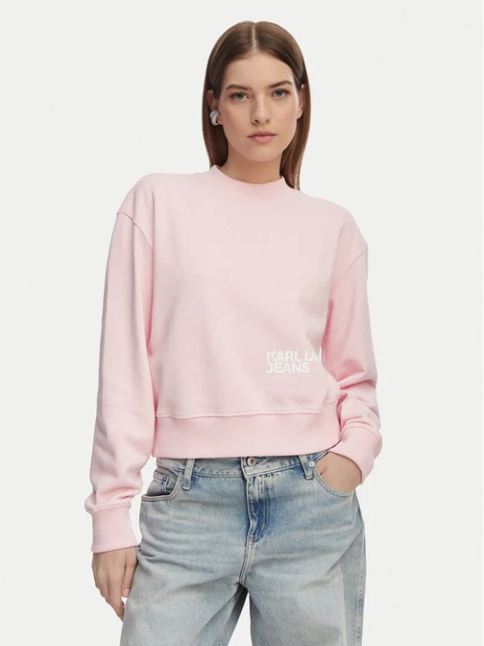 Foto del prodotto Karl Lagerfeld Jeans Felpa B2W20039 Rosa chiaro Regular Fit