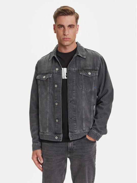 Foto del prodotto Karl Lagerfeld Jeans Giacca di jeans A3M14062 Grigio Regular Fit
