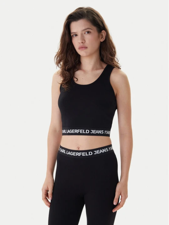 Foto del prodotto Karl Lagerfeld Jeans Top B1W17048 Nero Slim Fit