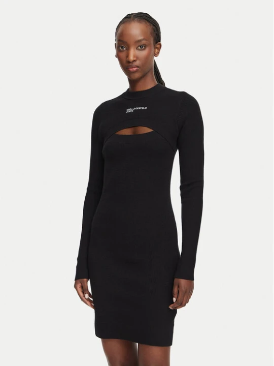 Foto del prodotto Karl Lagerfeld Jeans Vestito di maglia B3W13006 Nero