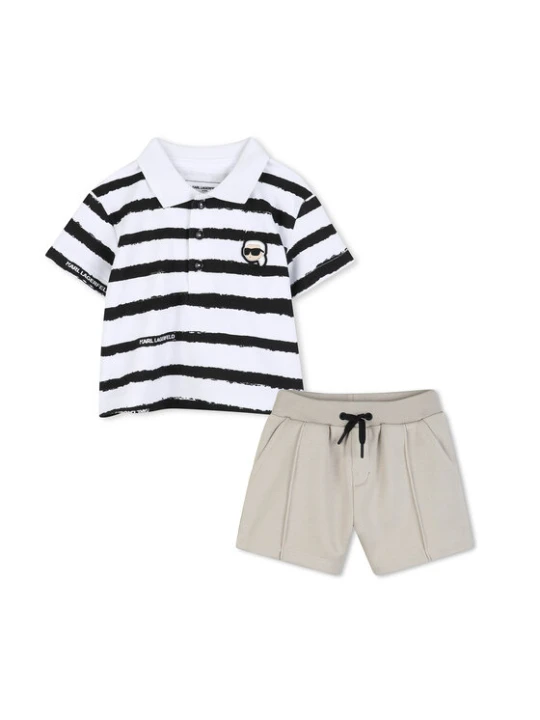 Foto del prodotto Karl Lagerfeld Kids Completo polo e pantaloncini Z31068 S Beige Regular Fit