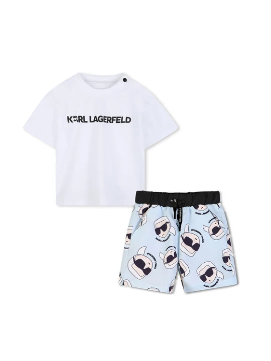 Foto del prodotto Karl Lagerfeld Kids Completo T-shirt e pantaloncini Z31067 Multicolore Regular Fit