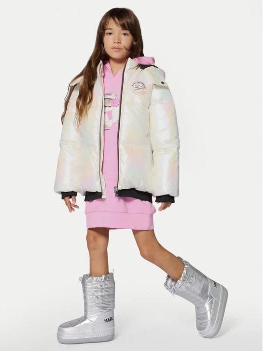 Foto del prodotto Karl Lagerfeld Kids Giubbotto invernale Z31357 D Bianco Regular Fit