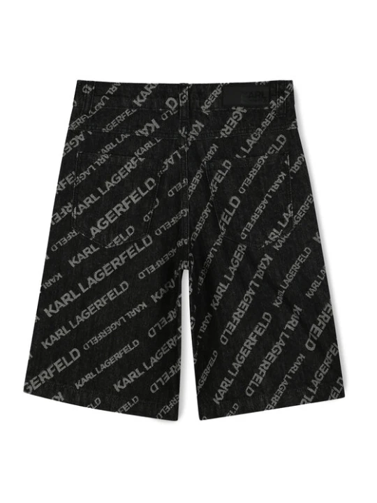 Foto del prodotto Karl Lagerfeld Kids Pantaloncini di jeans Z30415 D Nero Regular Fit