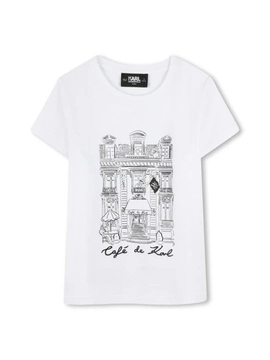 Foto del prodotto Karl Lagerfeld Kids T-shirt Z30494 D Bianco Regular Fit