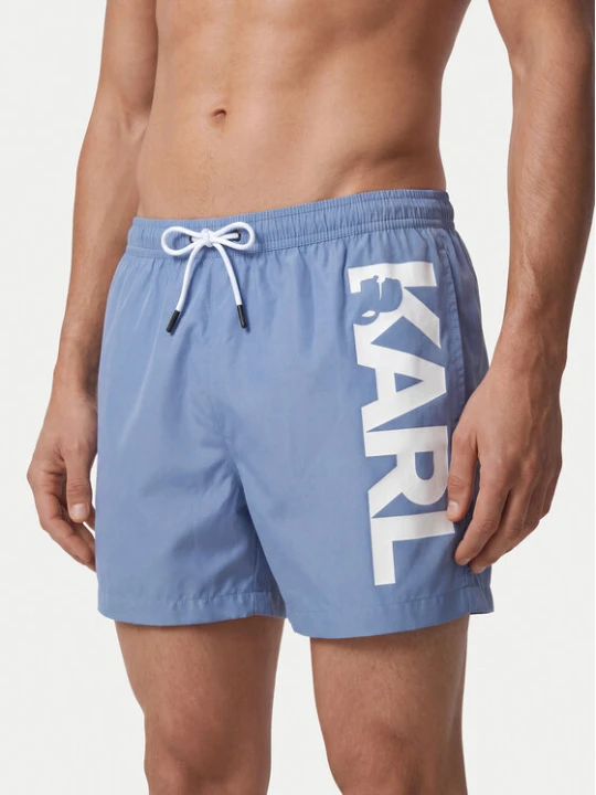Foto del prodotto KARL LAGERFELD Pantaloncini da bagno A1M46013 Blu Regular Fit