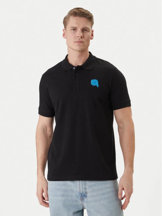 Foto del prodotto KARL LAGERFELD Polo 745015 562231 Nero Regular Fit