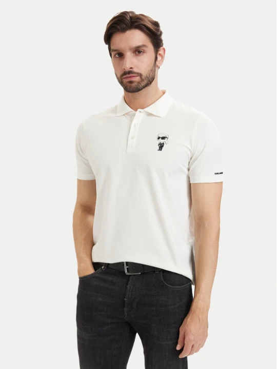 Foto del prodotto KARL LAGERFELD Polo 745024 563221 Bianco Regular Fit