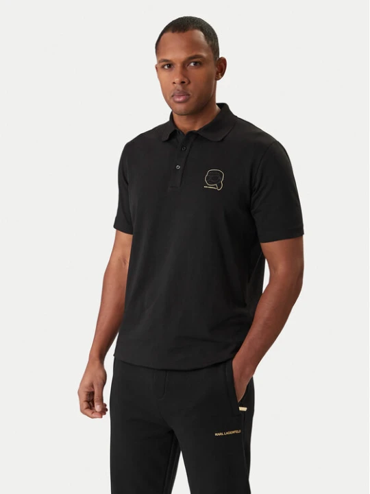 Foto del prodotto KARL LAGERFELD Polo 745025 561235 Nero Regular Fit