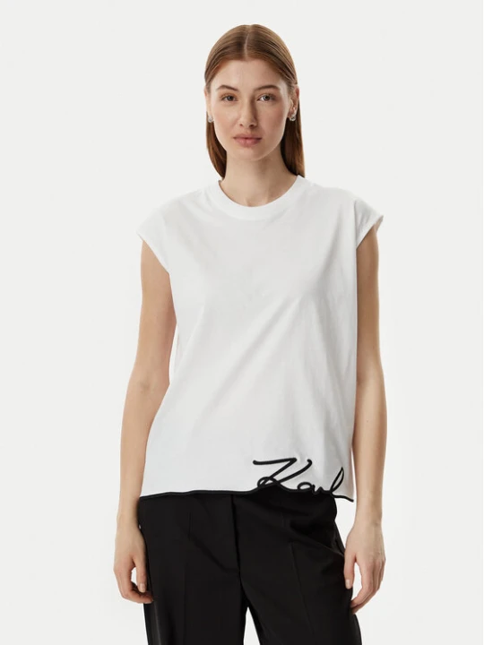 Foto del prodotto KARL LAGERFELD T-shirt B2W17018 Bianco Regular Fit