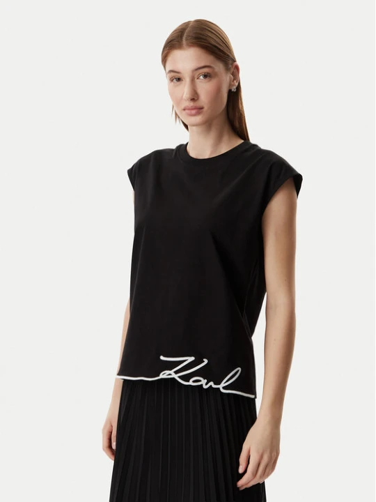 Foto del prodotto KARL LAGERFELD T-shirt B2W17018 Nero Regular Fit