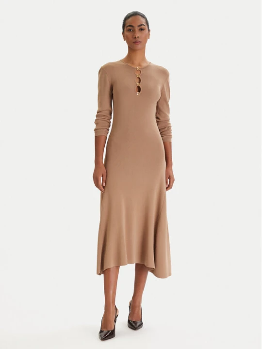 Foto del prodotto KARL LAGERFELD Vestito di maglia B1W13003 Beige Regular Fit