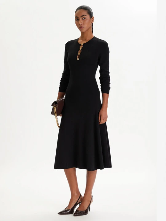 Foto del prodotto KARL LAGERFELD Vestito di maglia B1W13003 Nero Regular Fit