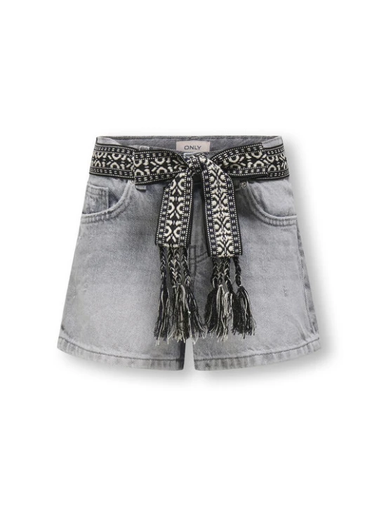 Foto del prodotto Kids ONLY Pantaloncini di jeans 15345607 Grigio Straight Fit