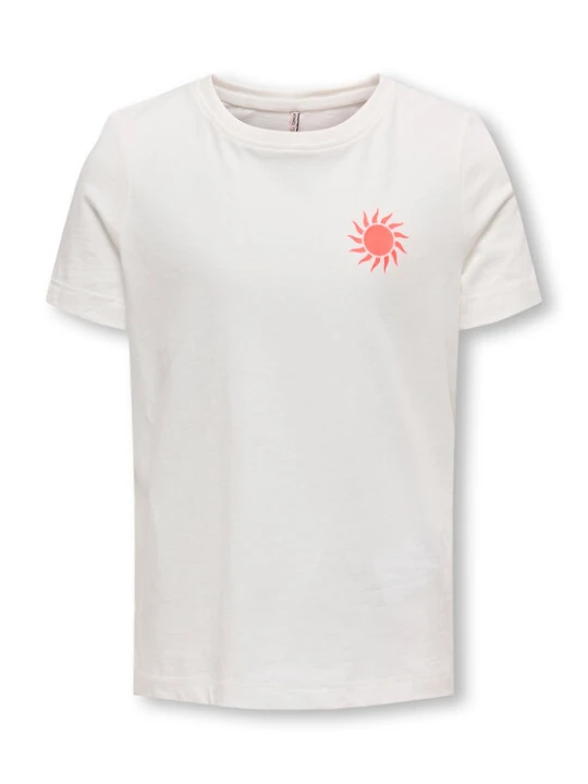Foto del prodotto Kids ONLY T-shirt Happy Life 15340140 Bianco Regular Fit