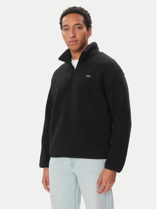 Foto del prodotto Lacoste Felpa di pile SH8648 Nero Regular Fit
