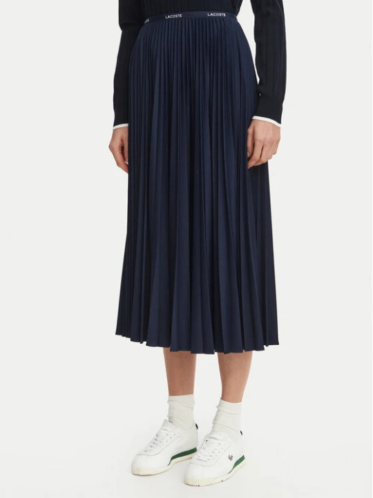 Foto del prodotto Lacoste Gonna plissettata JF1402 Blu scuro Regular Fit