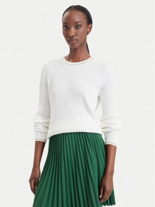 Foto del prodotto Lacoste Maglione AF3241 Crema Regular Fit