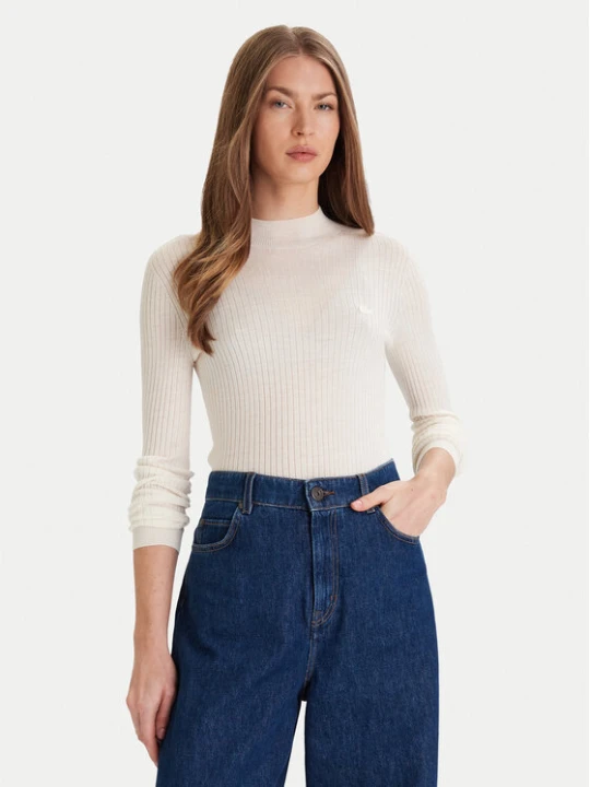 Foto del prodotto Lacoste Maglione AF4189 Écru Slim Fit Crema