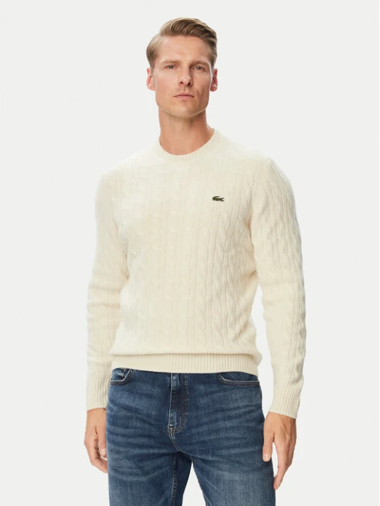 Foto del prodotto Lacoste Maglione AH2924 Beige chiaro Regular Fit