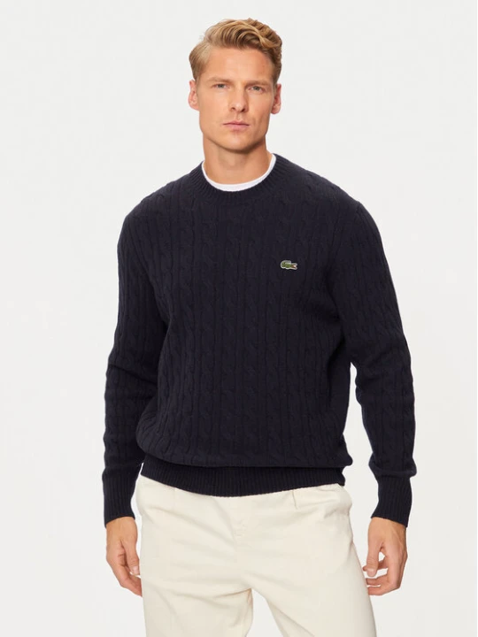 Foto del prodotto Lacoste Maglione AH2924 Blu scuro Regular Fit