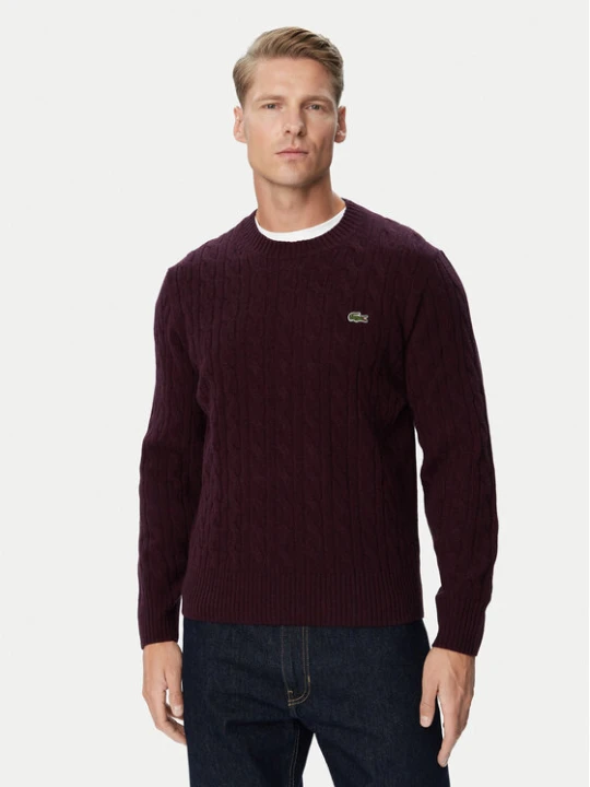 Foto del prodotto Lacoste Maglione AH2924 Bordeaux Classic Fit