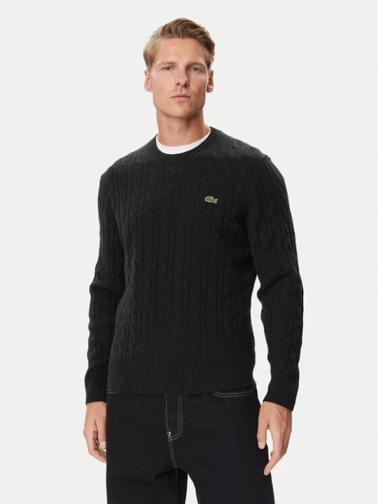 Foto del prodotto Lacoste Maglione AH2924 Verde scuro Classic Fit
