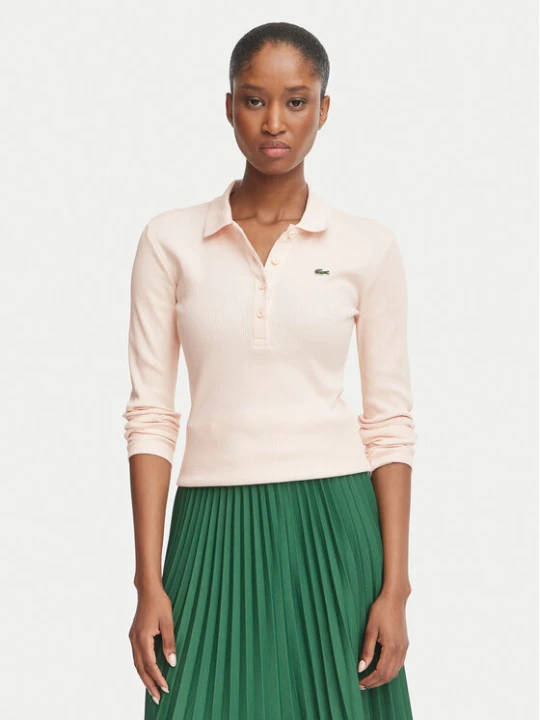 Foto del prodotto Lacoste Polo DF5281 Rosa chiaro Slim Fit