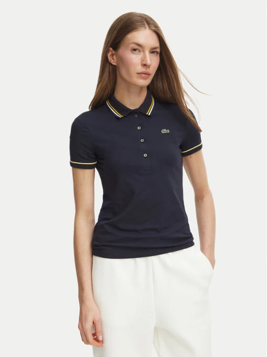 Foto del prodotto Lacoste Polo DF5284 Blu scuro Slim Fit
