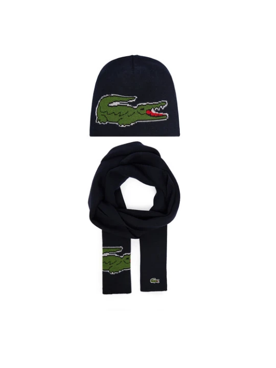 Foto del prodotto Lacoste Set berretto e sciarpa RB1515-00 Blu scuro