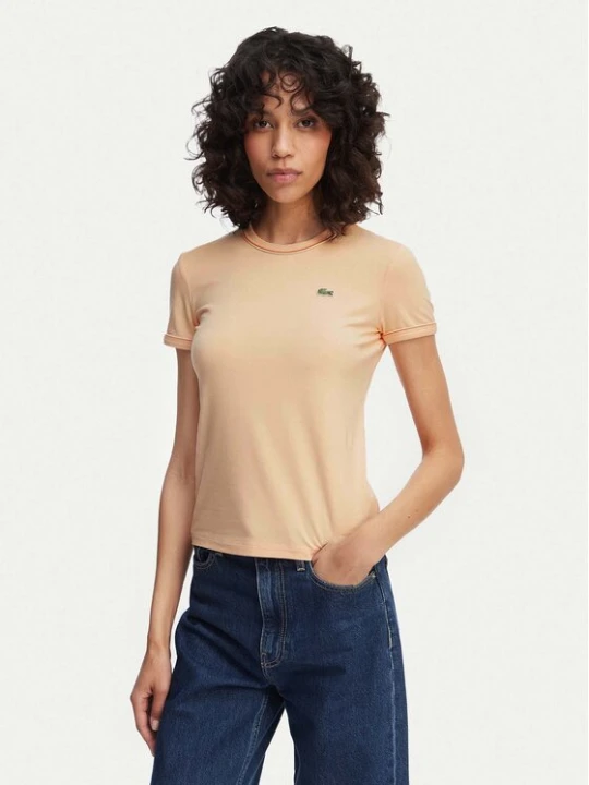 Foto del prodotto Lacoste T-shirt TF5289 Arancione chiaro Slim Fit