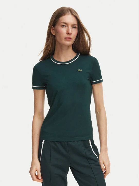 Foto del prodotto Lacoste T-shirt TF5289 Verde scuro Slim Fit