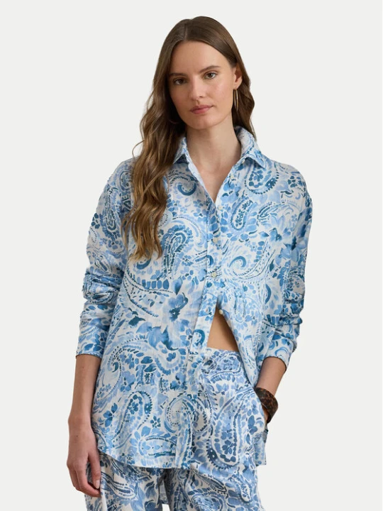 Foto del prodotto LAUREN RALPH LAUREN Camicia 200P08926001 Azzurro chiaro Relaxed Fit