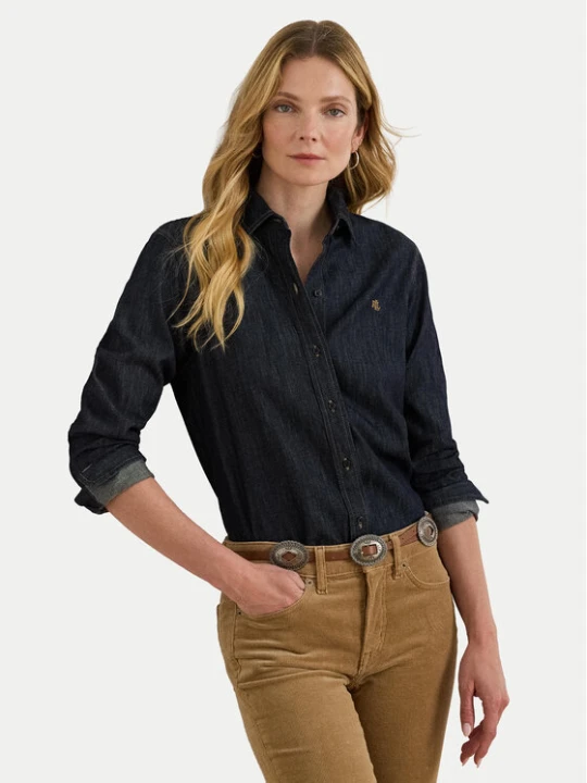 Foto del prodotto LAUREN RALPH LAUREN camicia di jeans 200B20825001 Blu scuro Regular Fit