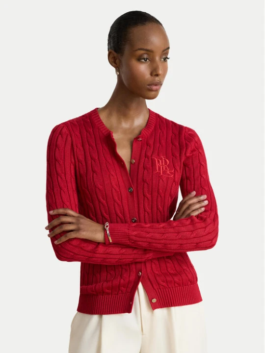 Foto del prodotto LAUREN RALPH LAUREN Cardigan 200P14040503 Rosso Regular Fit