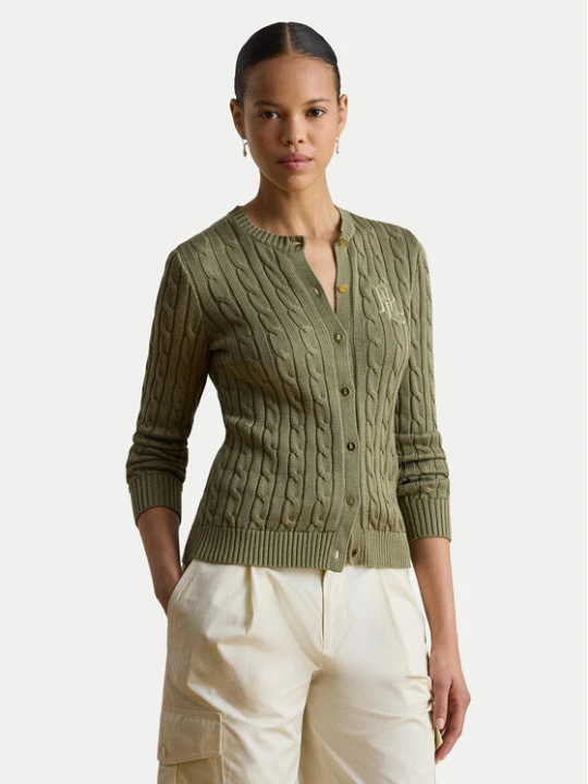 Foto del prodotto LAUREN RALPH LAUREN Cardigan Cable 200P14040500 Verde Regular Fit