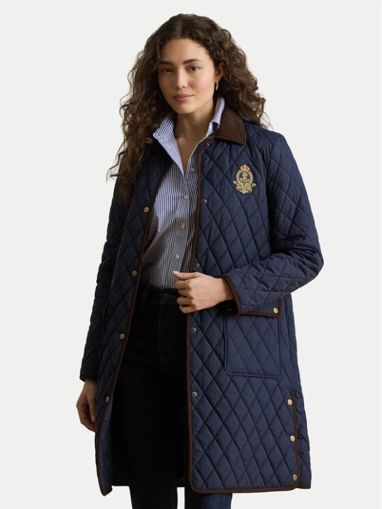 Foto del prodotto LAUREN RALPH LAUREN Giacca di transizione Crested 3 / 4 Quilt 297P18059004 Blu scuro Regular Fit