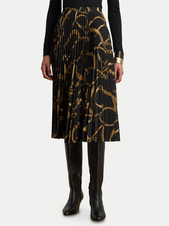 Foto del prodotto LAUREN RALPH LAUREN Gonna plissettata 200P14015001 Nero A-Line Fit