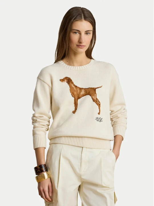 Foto del prodotto LAUREN RALPH LAUREN Maglione 200P14120001 Crema Regular Fit
