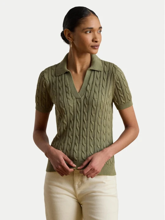Foto del prodotto LAUREN RALPH LAUREN Polo Cable 200P14041004 Verde Regular Fit