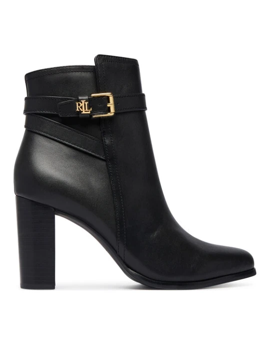 Foto del prodotto LAUREN RALPH LAUREN Stivaletti Brooke II Calfskin Bootie Heel 802974475004 Nero